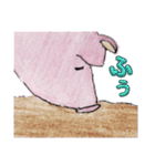にぎやか豚ちゃん（個別スタンプ：5）