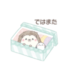 ハリネズミとシマエナガ＊文具（個別スタンプ：40）