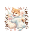 喜怒哀楽の激しい柴犬♡パステルカラー（個別スタンプ：20）