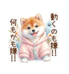 喜怒哀楽の激しい柴犬♡パステルカラー（個別スタンプ：25）