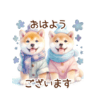 喜怒哀楽の激しい柴犬♡パステルカラー（個別スタンプ：40）