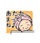 森で暮らす女の子【冬】（個別スタンプ：6）