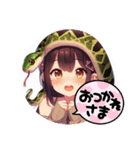 へび年のごあいさつ①（個別スタンプ：9）