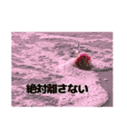 海の写真風スタンプ①（恋愛バージョン）（個別スタンプ：31）