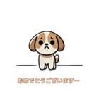 さみしそうな子犬スタンプ（個別スタンプ：13）