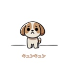 さみしそうな子犬スタンプ（個別スタンプ：34）