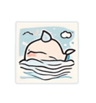 やさしいクジラ（個別スタンプ：7）