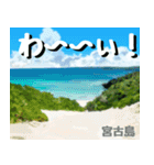 サキシマ諸島巡り大好き。沖縄行きたい！（個別スタンプ：9）