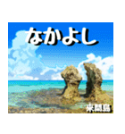 サキシマ諸島巡り大好き。沖縄行きたい！（個別スタンプ：12）