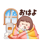 【冬あったか♡年末年始】ぶちゃこの日常（個別スタンプ：1）