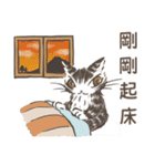 猫のダヤンスタンプ ビジネス敬語 台湾語（個別スタンプ：7）