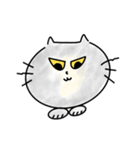 ジト目猫のくちまちゃん（個別スタンプ：3）