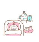 冬 12月 1月 2月 ばつくんとまるくん（個別スタンプ：19）