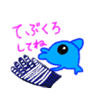 冬のイルカちゃん（個別スタンプ：3）