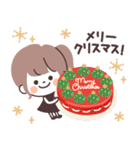 モノトーンPonyちゃん・クリスマス（個別スタンプ：35）