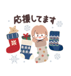 モノトーンLongちゃん・クリスマス（個別スタンプ：11）