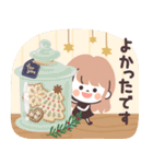 モノトーンLongちゃん・クリスマス（個別スタンプ：15）