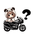 パンダガールのバイクライフ（個別スタンプ：20）