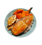 食品シリーズ : 祖父母の料理 #55（個別スタンプ：1）