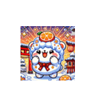 年末年始に使える！かわいい動物スタンプ4（個別スタンプ：2）