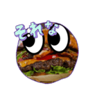 ハンバーガーのスタンプ1（個別スタンプ：4）