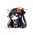 レトロ女子の韓国語（個別スタンプ：3）