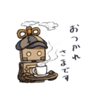 蒸気機関ロボのスタンプ（個別スタンプ：2）