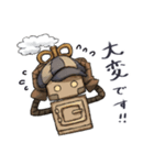 蒸気機関ロボのスタンプ（個別スタンプ：18）