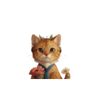 ヘッドホン猫（個別スタンプ：4）
