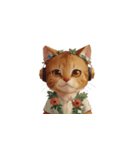 ヘッドホン猫（個別スタンプ：5）