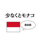 国名ダジャレ モナコver.（個別スタンプ：11）