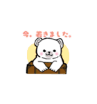 まるぷちシロクマちゃん。（個別スタンプ：33）