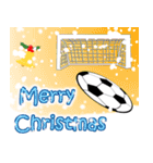 サッカーでクリスマス＆お正月（個別スタンプ：1）