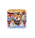 年末年始に使える！かわいい動物スタンプ10（個別スタンプ：4）