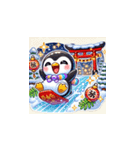 年末年始に使える！かわいい動物スタンプ10（個別スタンプ：7）