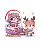 クリスマス☆エンジェルス（個別スタンプ：3）