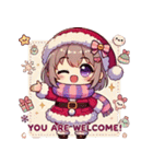 クリスマス☆エンジェルス（個別スタンプ：9）