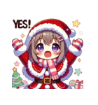 クリスマス☆エンジェルス（個別スタンプ：14）