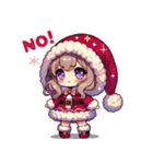 クリスマス☆エンジェルス（個別スタンプ：16）