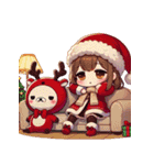 クリスマス☆エンジェルス（個別スタンプ：33）