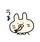 2文字でしゃべるうさぎ（個別スタンプ：7）