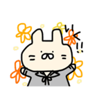 2文字でしゃべるうさぎ（個別スタンプ：19）