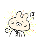 2文字でしゃべるうさぎ（個別スタンプ：24）