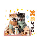 冬を感じる♡柴犬＆黒柴（個別スタンプ：26）