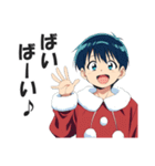 サンタコス少年のクリスマススタンプ（個別スタンプ：40）