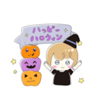 お菓子好きなお化けたちのハロウィン（個別スタンプ：3）