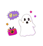 お菓子好きなお化けたちのハロウィン（個別スタンプ：4）