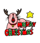 ハダカデバネズミのクリスマス＆元旦挨拶（個別スタンプ：1）