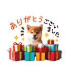 かわいい♡柴犬♡冬、正月、クリスマス（個別スタンプ：11）