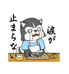シベリアンハスキーとの日常（個別スタンプ：24）